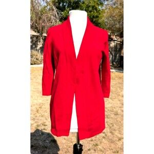Scarlet Spring & Mercer Womens Small Casual Open-Front Cardigan Sweater Coat EUC